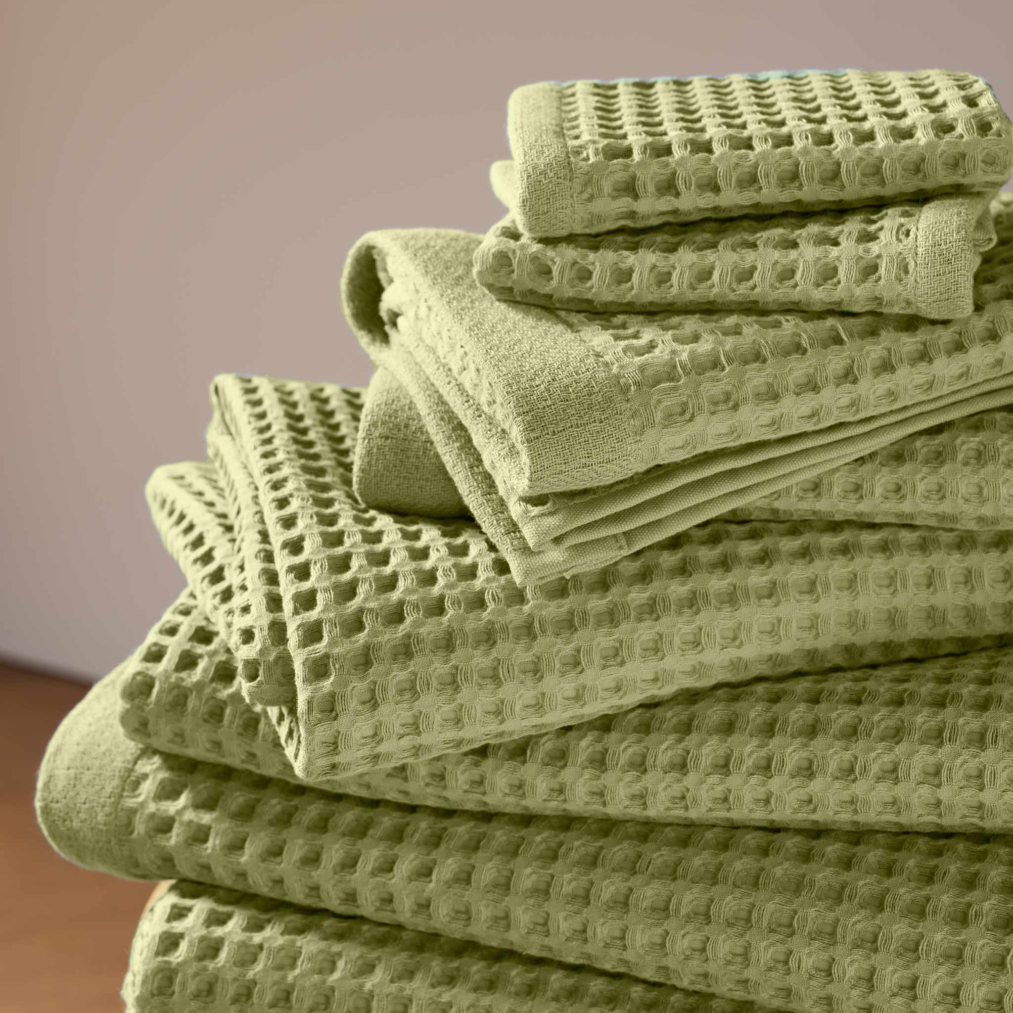 Dreamweave Waffle Bath Towels Set of 2 P1