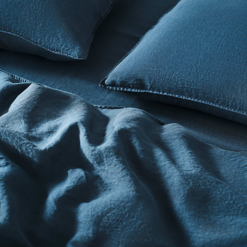 Washed European Linen Duvet Set C7