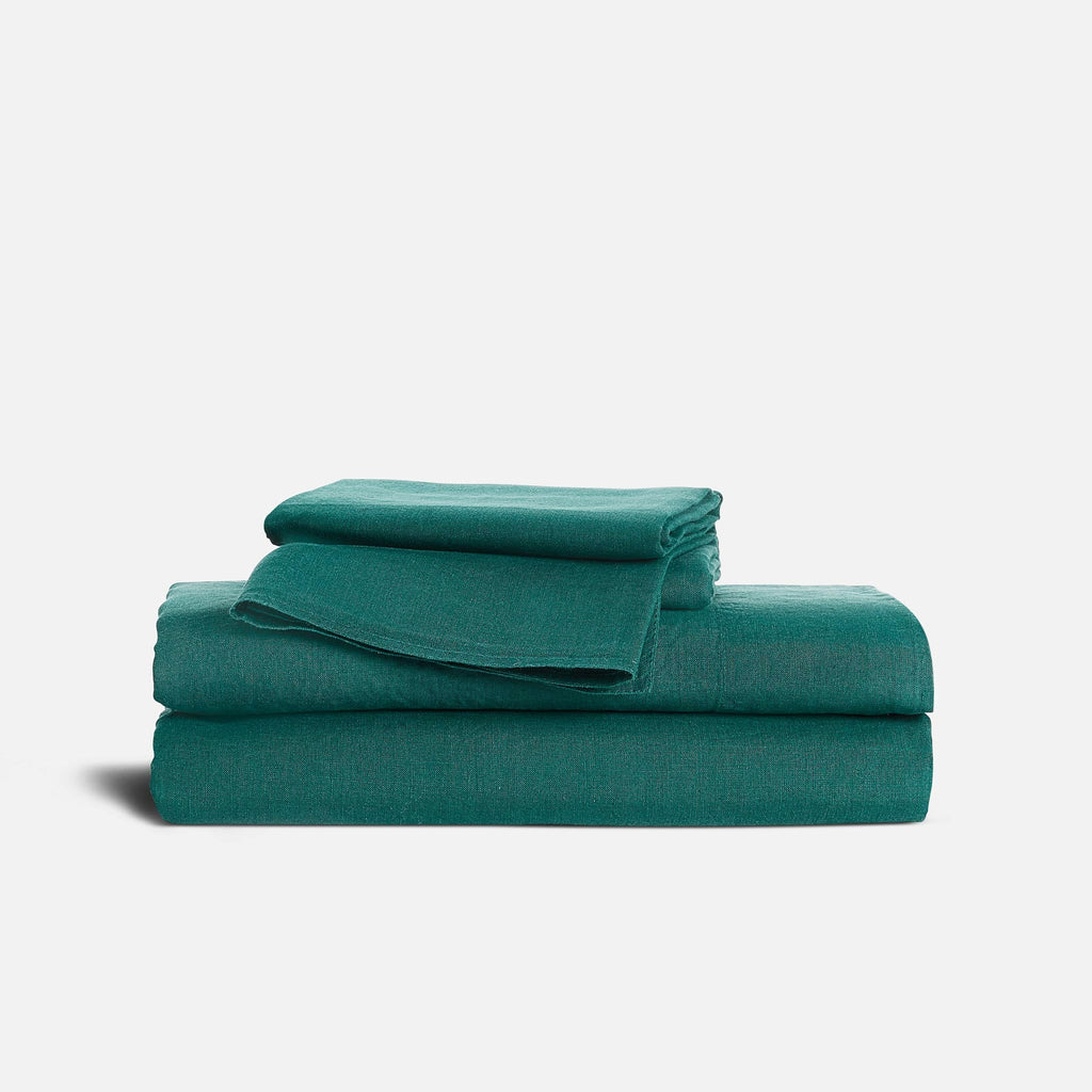 Washed European Linen Core Sheet Set S9