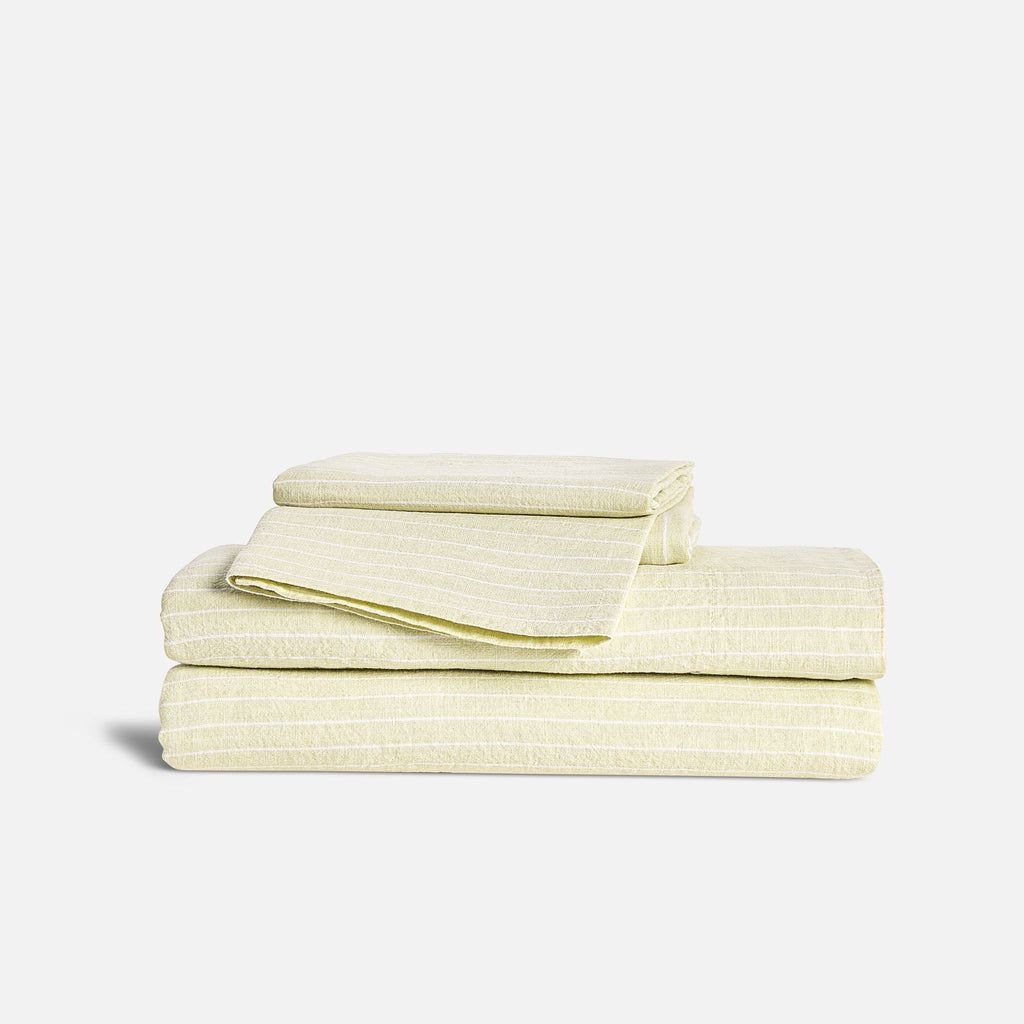 Washed European Linen Core Sheet Set S9