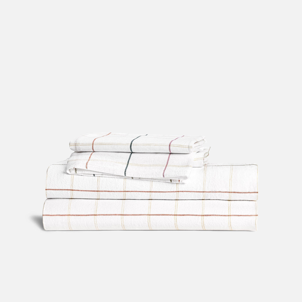 Washed European Linen Core Sheet Set S9