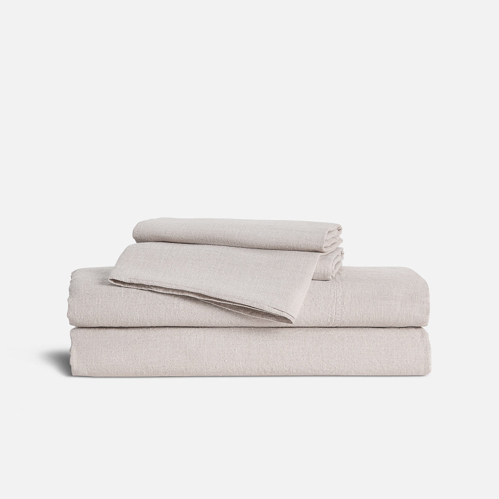 Washed European Linen Core Sheet Set S9