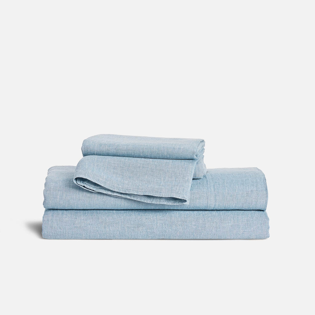 Washed European Linen Core Sheet Set S9