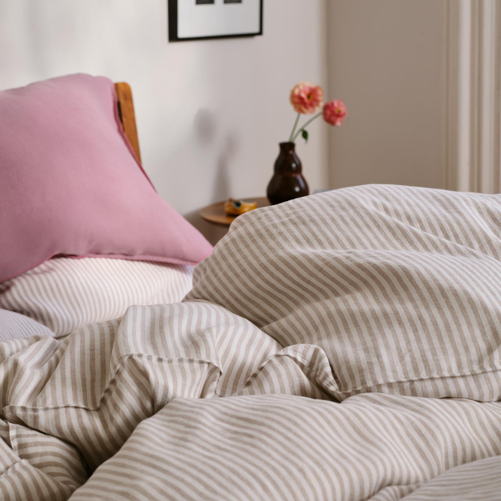 Washed European Linen Duvet Set C7