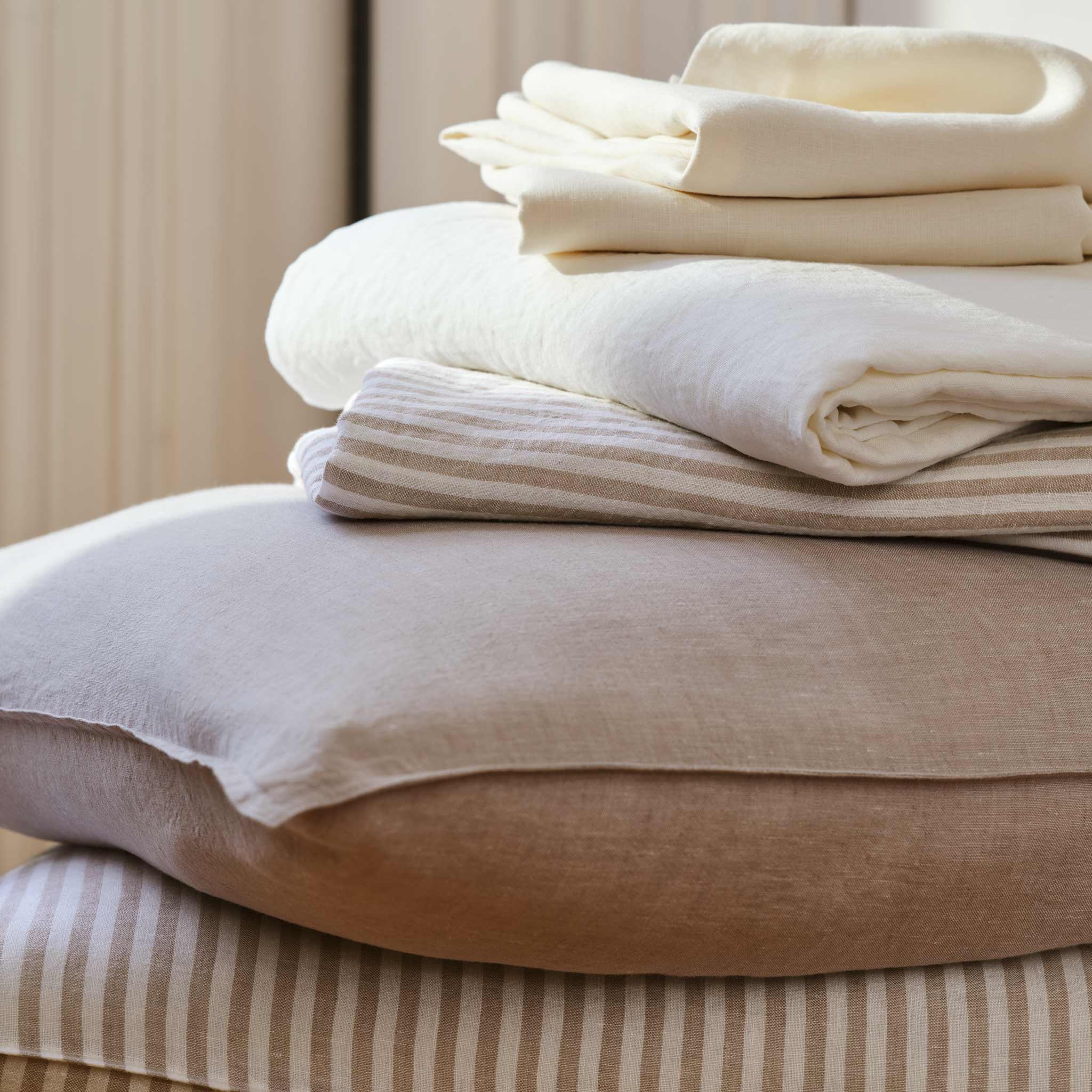 Washed European Linen Core Sheet Set S9