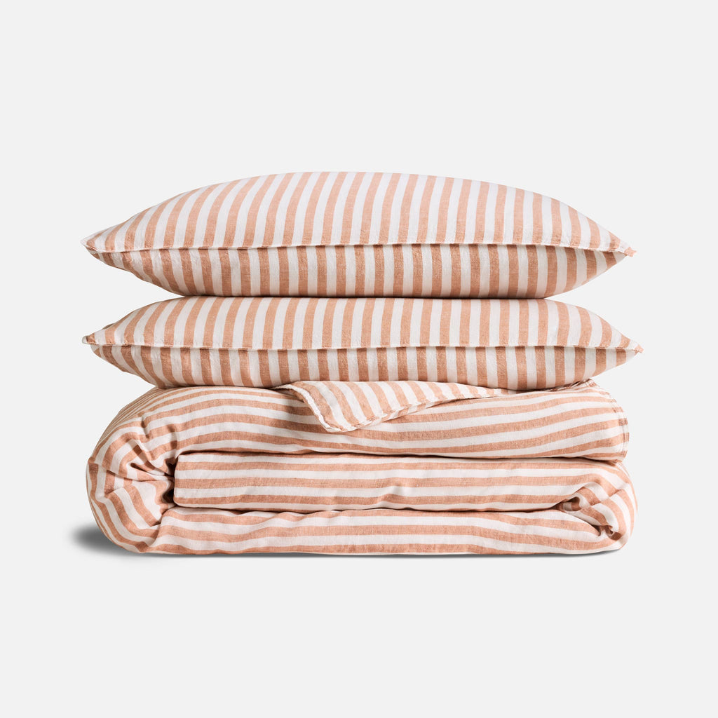 Washed European Linen Duvet Set C7