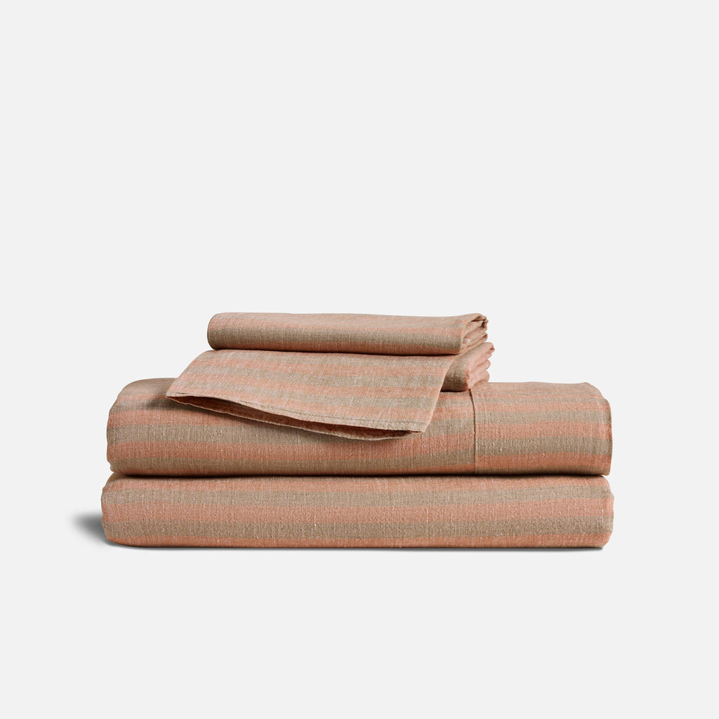 Washed European Linen Core Sheet Set S9