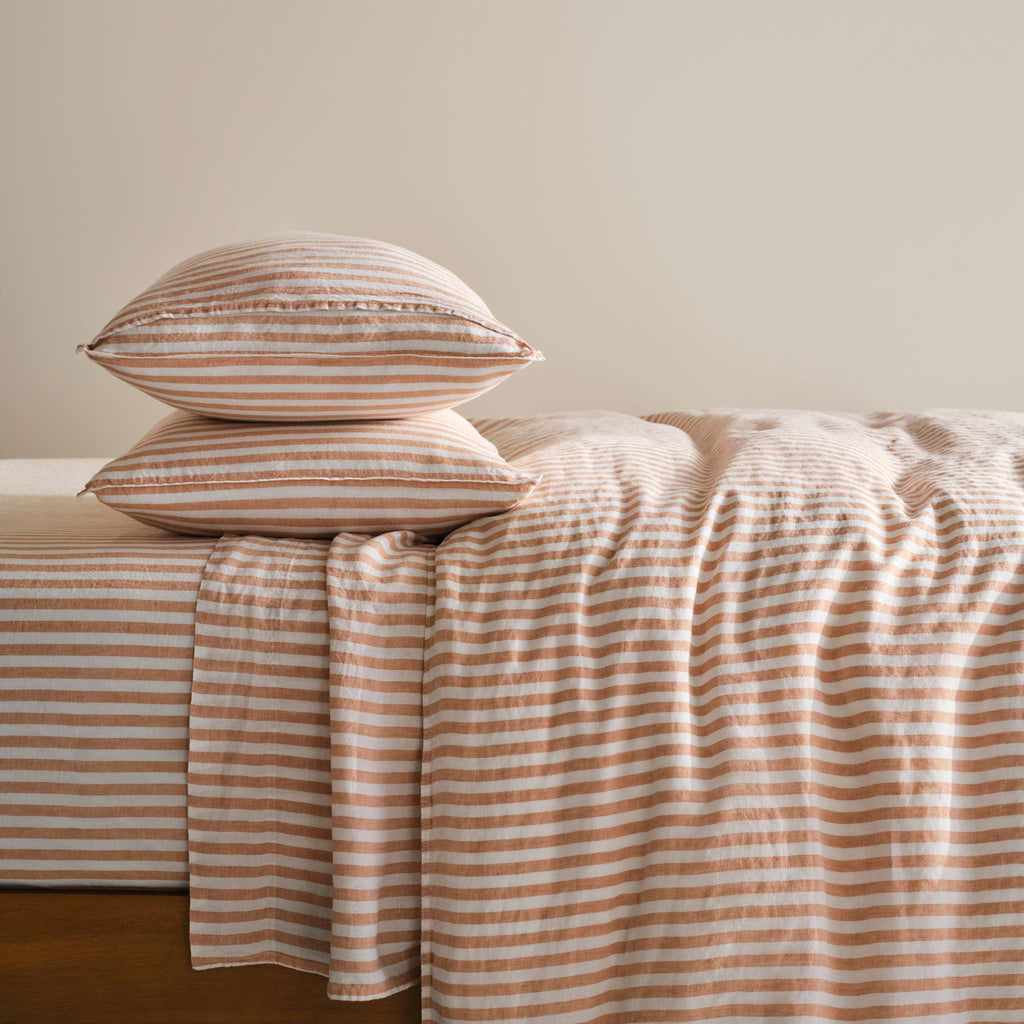 Washed European Linen Duvet Set C7