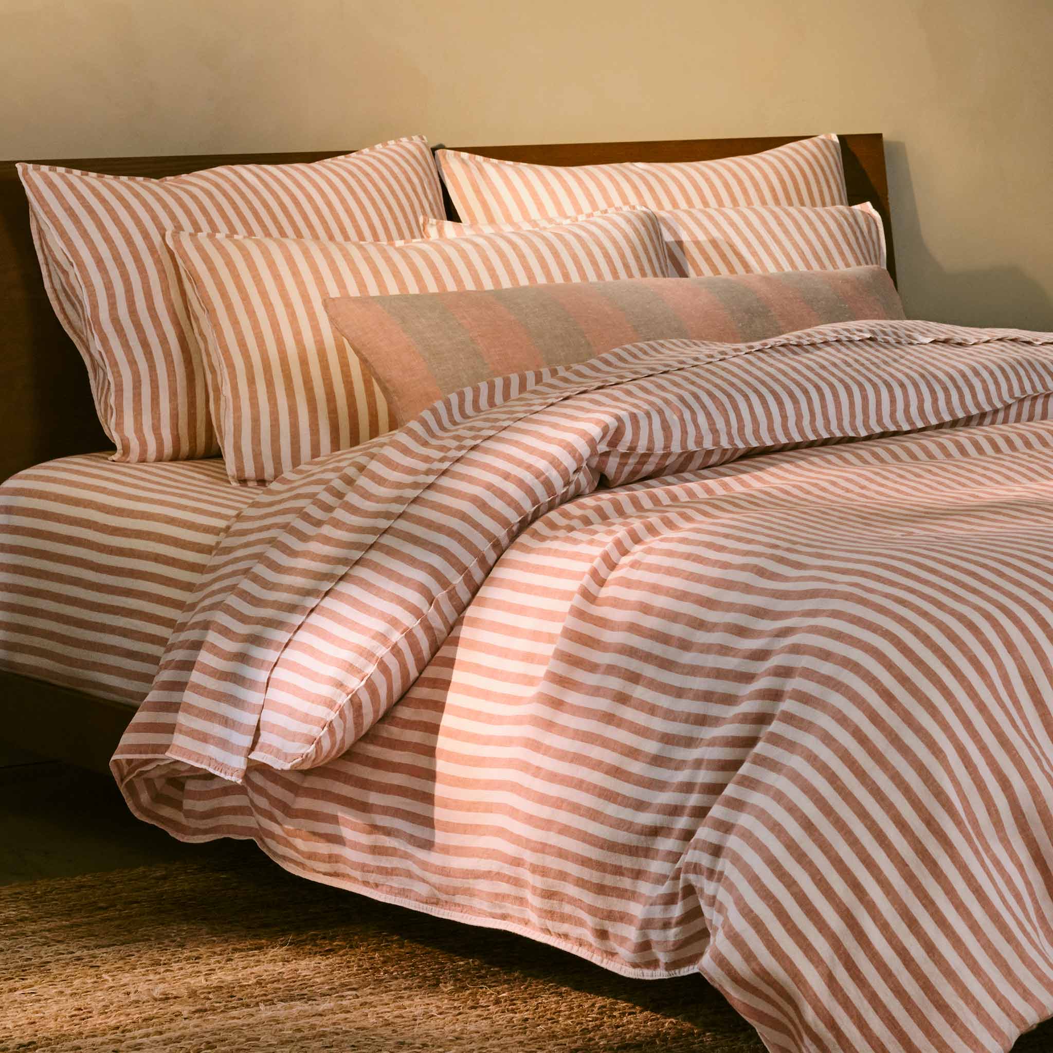 Washed European Linen Duvet Set C7