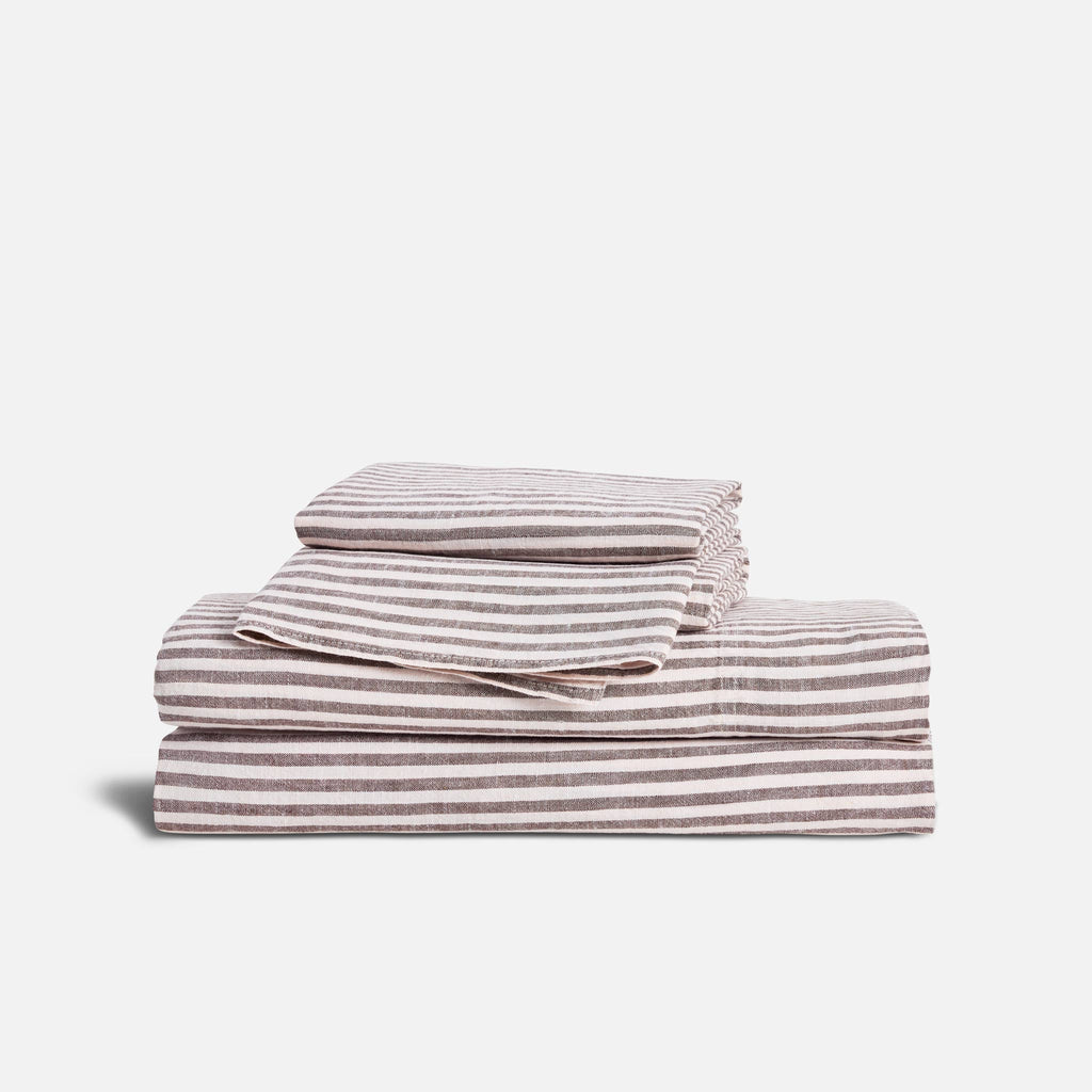 Washed European Linen Core Sheet Set S9
