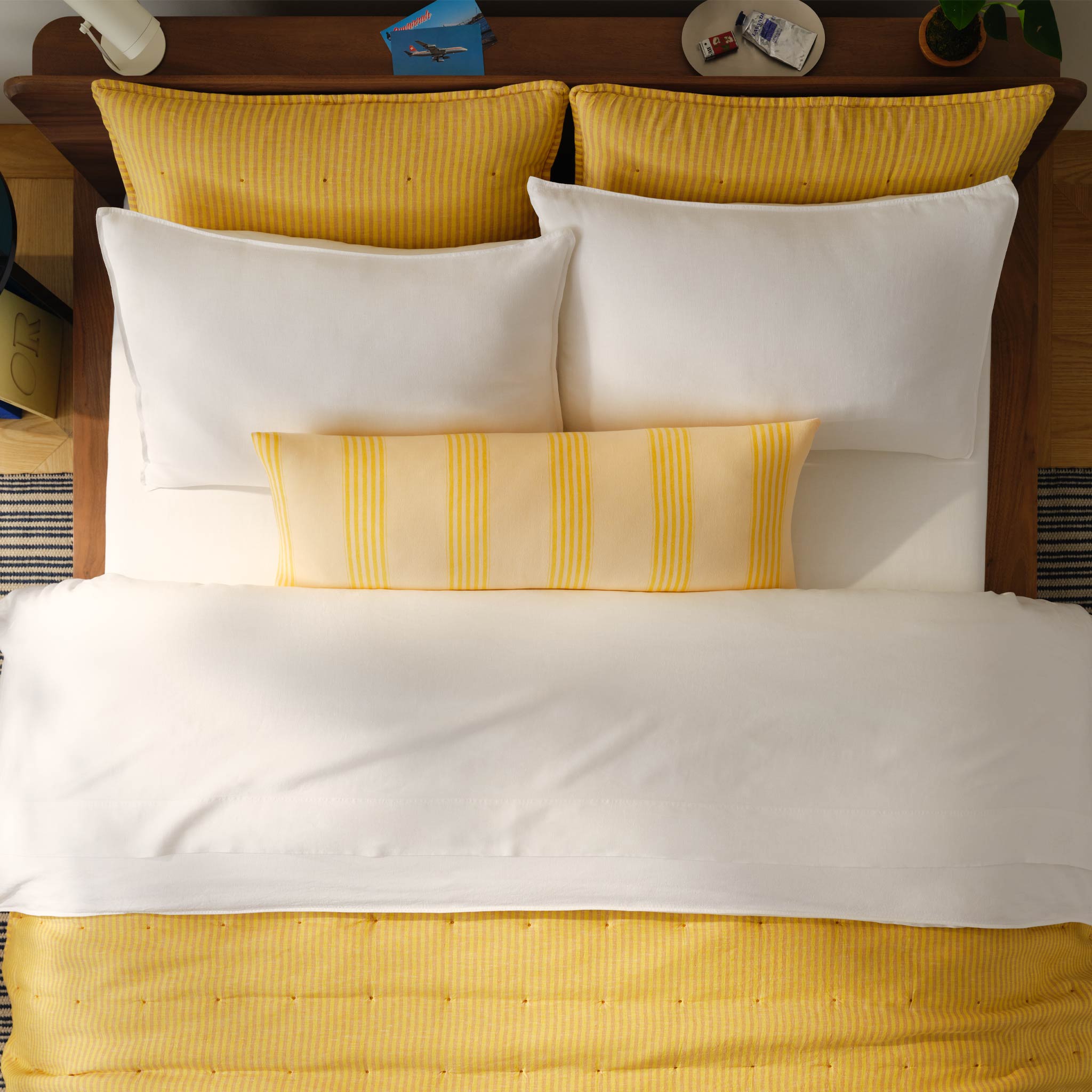 Washed European Linen Core Sheet Set S9