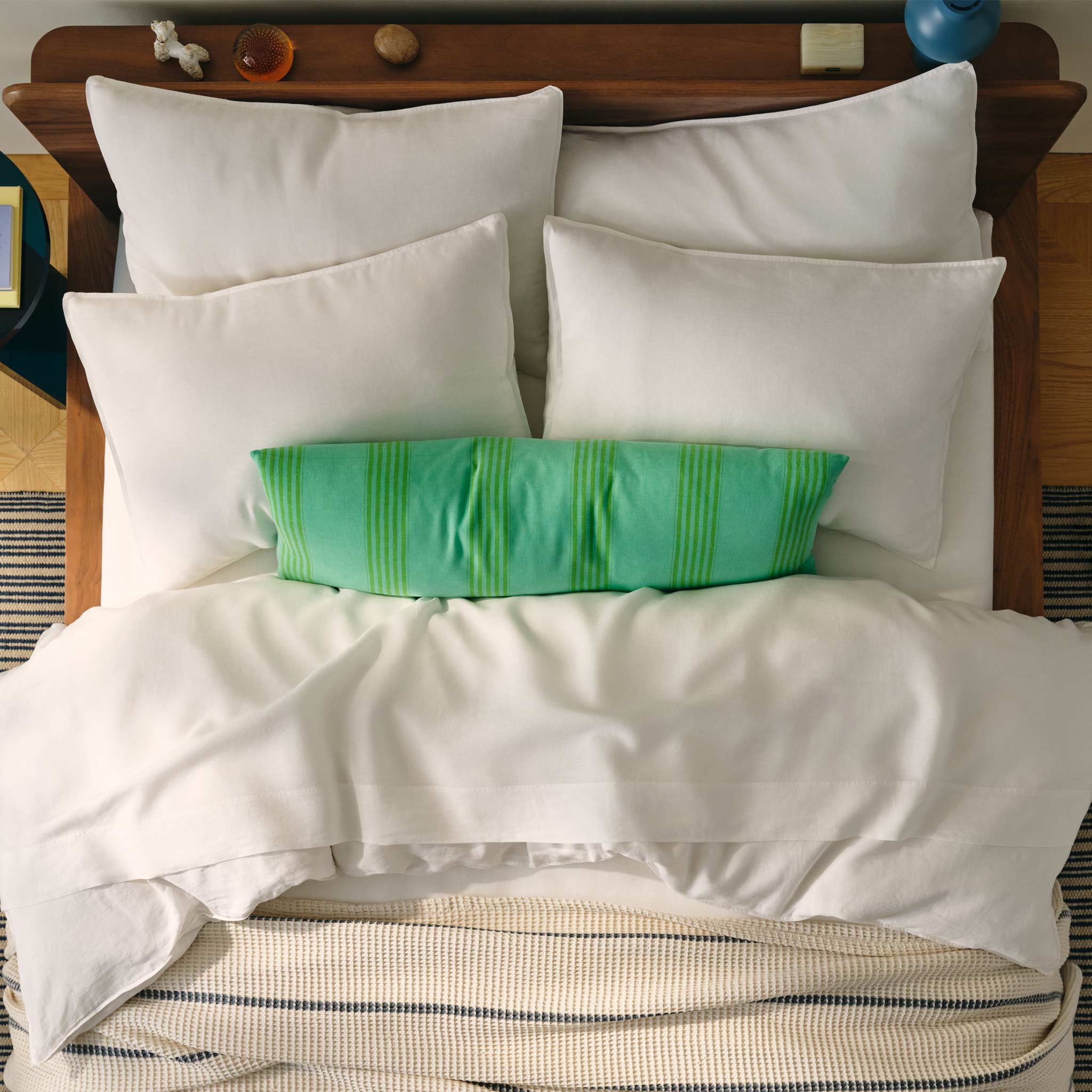 Washed European Linen Core Sheet Set S9
