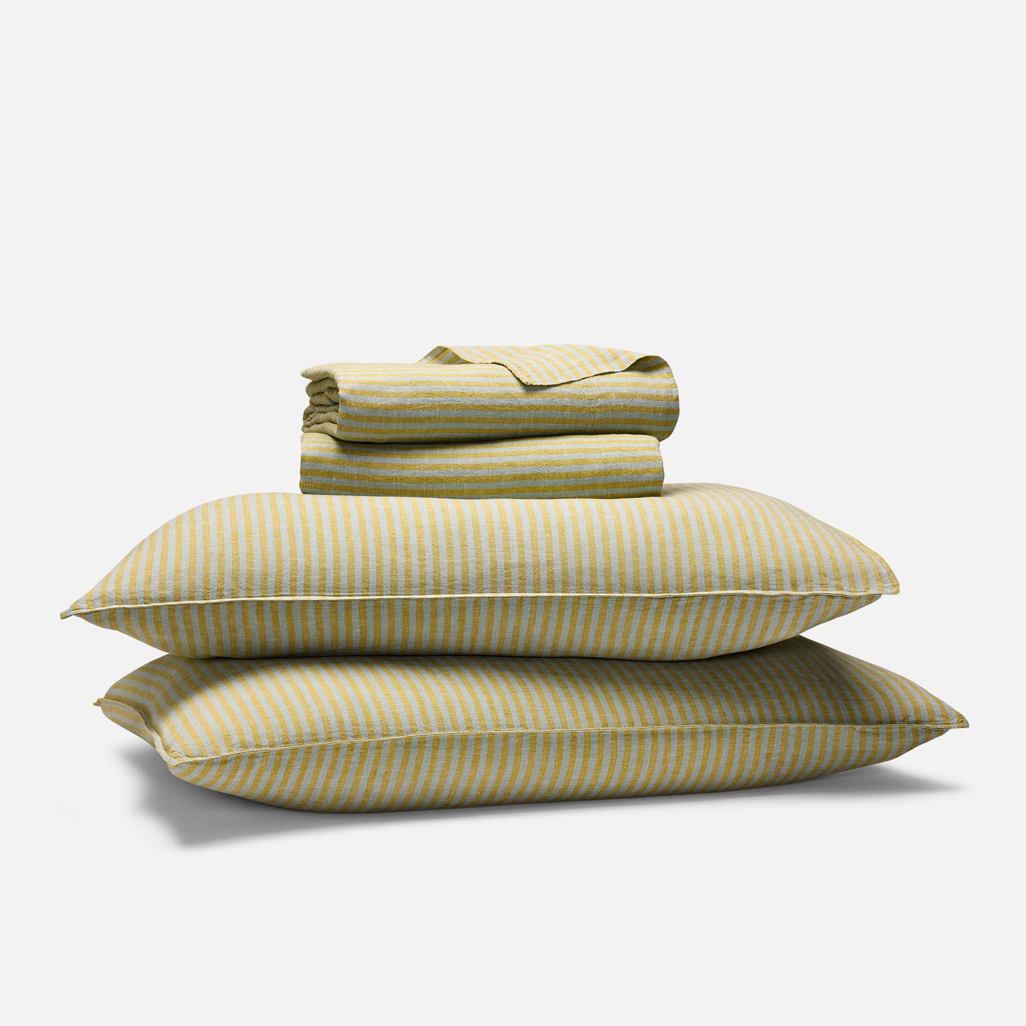 Washed European Linen Core Sheet Set S9