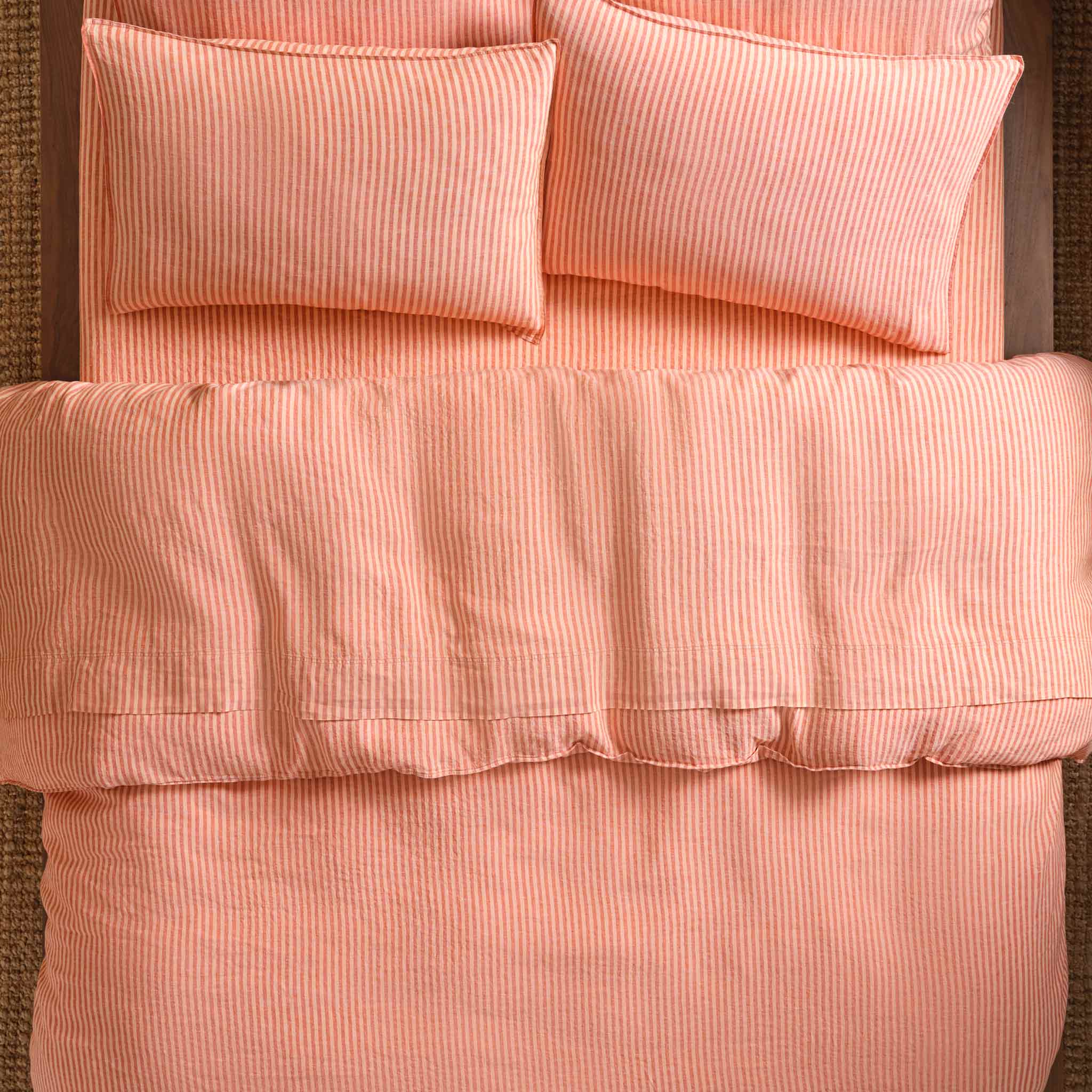 Washed European Linen Core Sheet Set S9