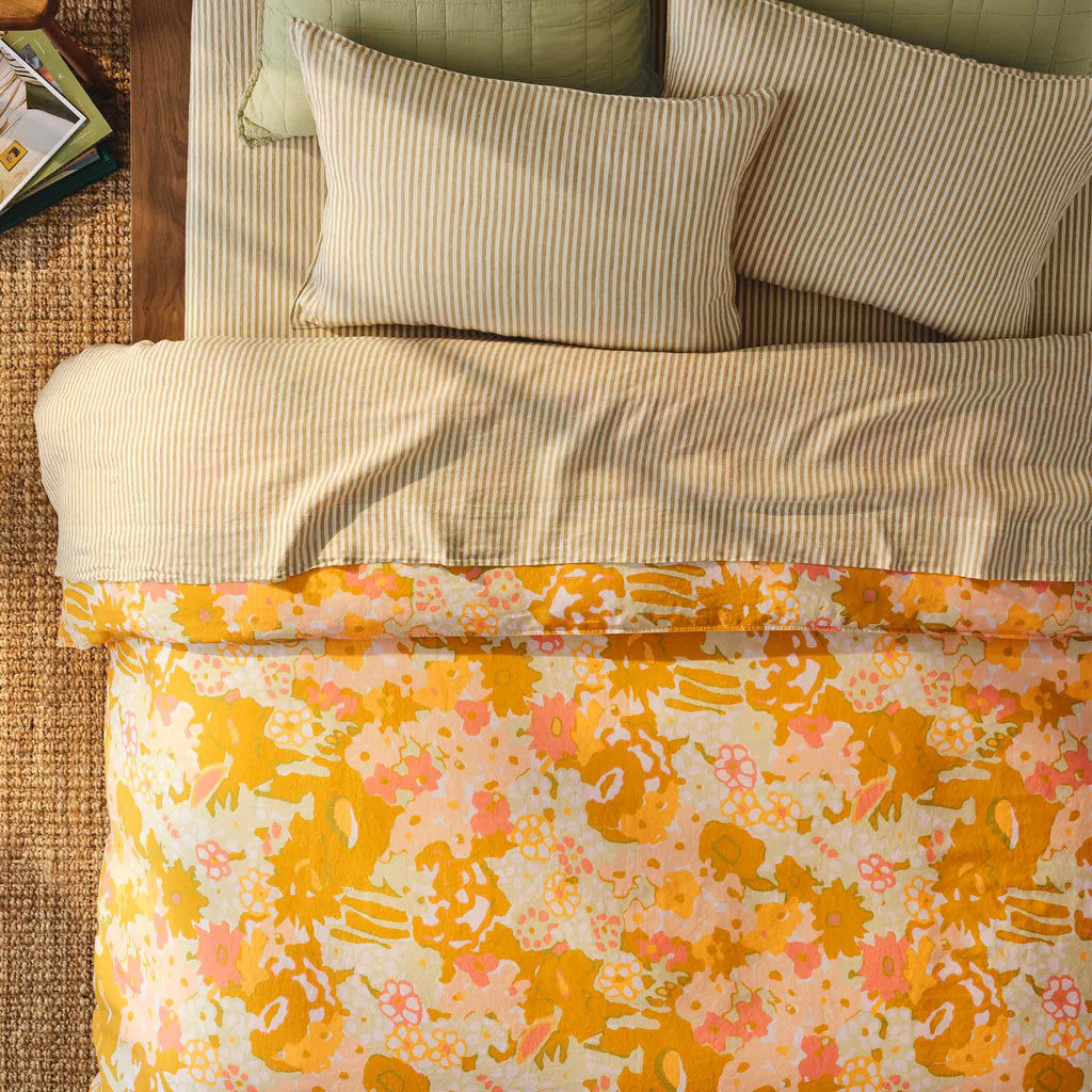 Washed European Linen Core Sheet Set S9