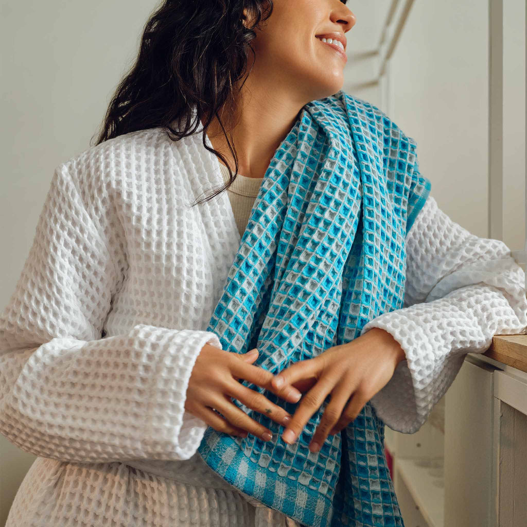 Dreamweave Waffle Bath Towels Set of 2 P1
