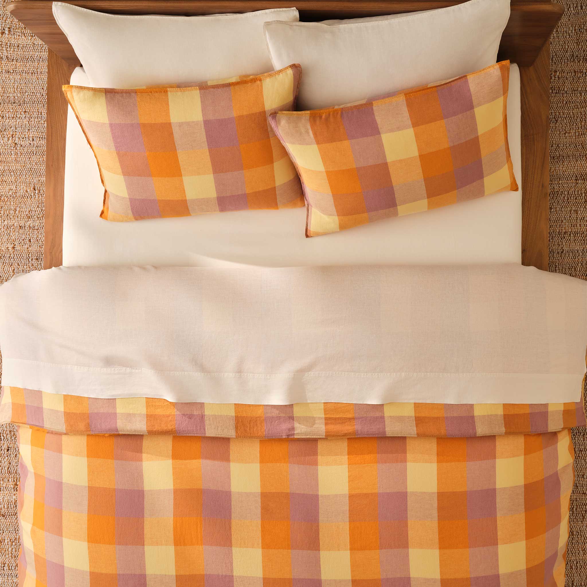 Washed European Linen Duvet Set C7