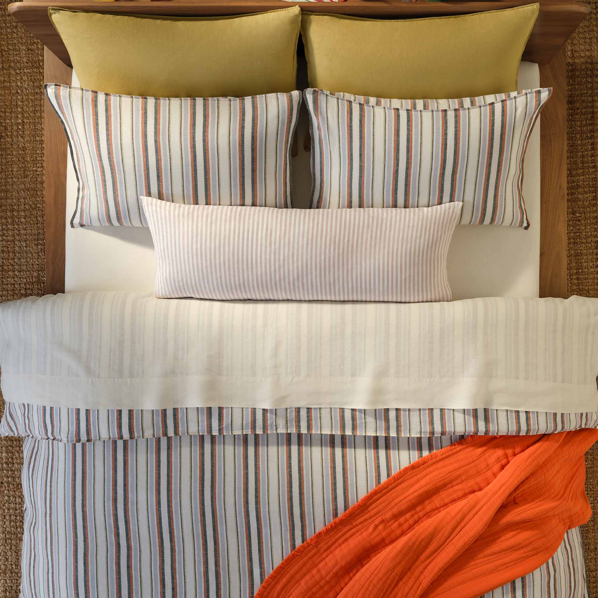 Washed European Linen Duvet Set C7