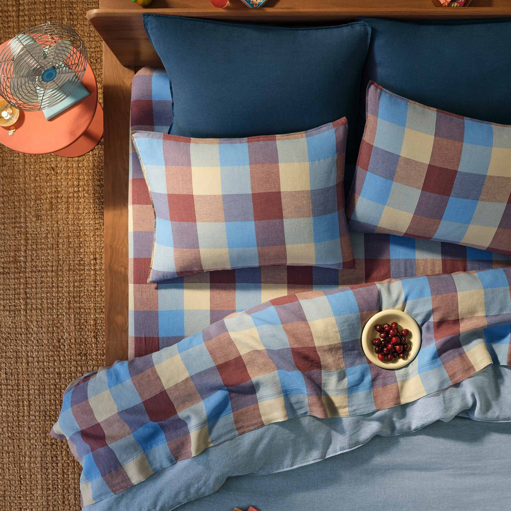 Washed European Linen Core Sheet Set S9